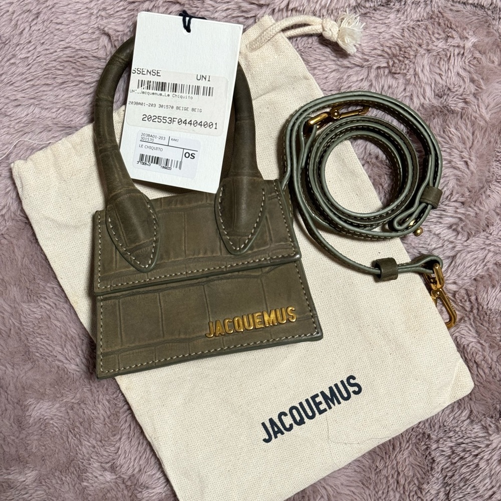 Jacquemus Khaki “Le Chiquito” Bag